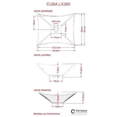 Imagem de Conjunto para Banheiro Gabinete com Cuba Folha L38 e Espelheira Soft 600  Snow