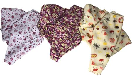 Conjunto para bebê em soft com estampa e capuz - Flaphy - Ref (202) Imagem de Conjunto para bebê em soft com estampa e capuz - Flaphy - Ref (202)
