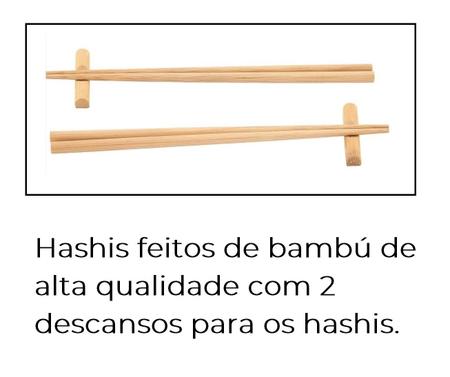 KIT CONJUNTO PARA SUSHI COM 8 PEÇAS COMIDA JAPONESA YOI - Casa dos  Presentes Shop