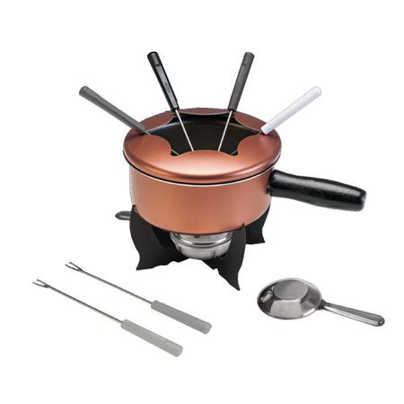 Imagem de Conjunto Para Fondue 10 Peças Com 6 Garfos Inox Brinox