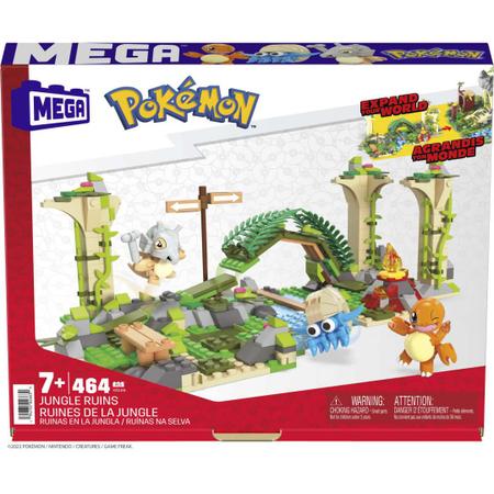 Mega Construx - Conjunto de Montagem Pokemon - Bulbasauros - HDL75