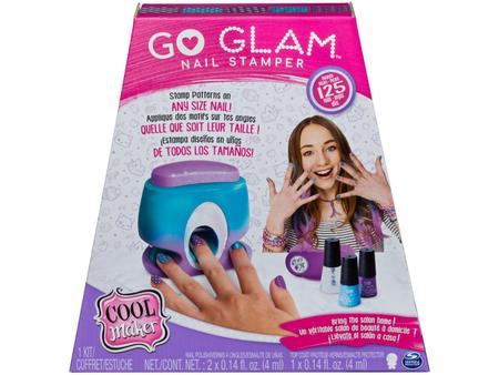 Kit de Pintar e Decorar Unhas - Go Glam Deluxe Nail Salon 2133 - Sunny -  Doremi Brinquedos