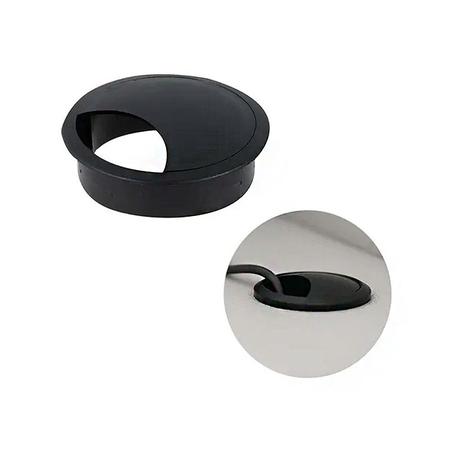 Imagem de Conjunto Passa Fio 60Mm X 15Mm Preto (Kit Com 5 Unidades)