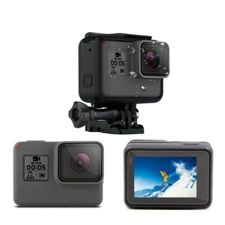 Imagem de Conjunto Películas PET Para Lente e Tela Lcd GoPro Hero 5 6 7 Black