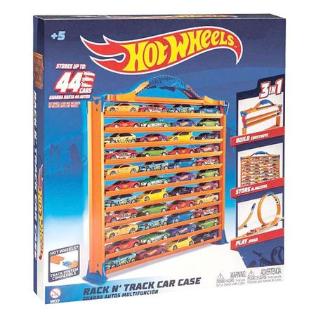 Porta 44 Carrinhos e Pista - Hot Wheels - Fun Divirta-se Escala Miniaturas  by Mão na Roda 4x4