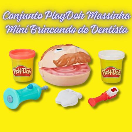 Massa de Modelar Brincando de Dentista Mini PlayDoh Colorido - Play-Doh -  Massinha - Magazine Luiza