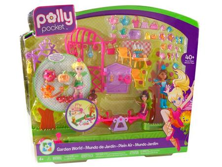 Polly Pocket - Kit Mundo da Mini Polly - Jardim da Joaninha Gkj48 em  Promoção na Americanas