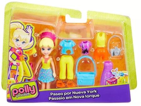 Boneca Polly Pocket Conjunto de Viagem - Mattel - nivalmix