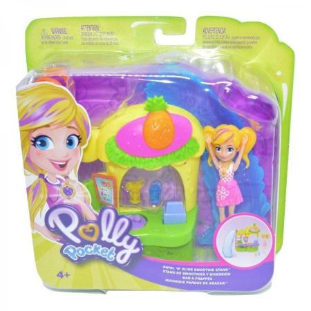 Conjunto Polly Pocket Quiosque Parque De Abacaxi - Mattel