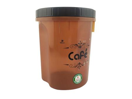 Conjunto Potes Café E Açúcar Conservador Alimento Redondo - Nitron Imagem de Conjunto Potes Café E Açúcar Conservador Alimento Redondo