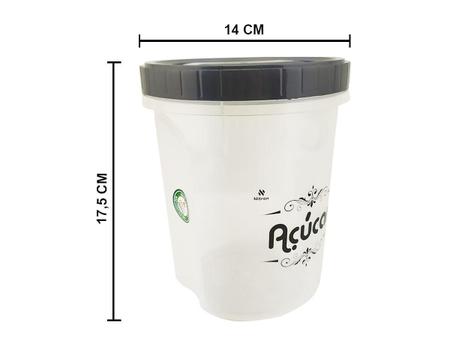 Conjunto Potes Café E Açúcar Conservador Alimento Redondo - Nitron Imagem de Conjunto Potes Café E Açúcar Conservador Alimento Redondo
