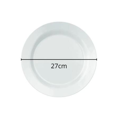 Imagem de Conjunto prato raso menu opaline 27cm