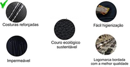 Imagem de Conjunto Premium EcoSport 2019-2021 + Capas Bancos, Volante e Chaveiro - Elegância Pura