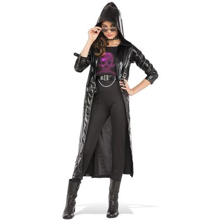 Imagem de Conjunto preto do casaco gótico Girl Size S 0/2 Traje Belt Jumpsuit