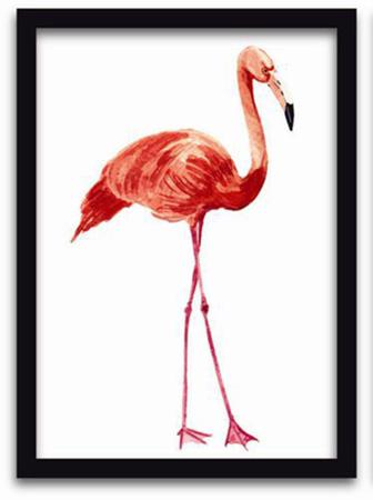Imagem de Conjunto Quadros Decorativos 3 peças MDF 20x30 Flamingos 2