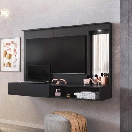 Imagem de Conjunto Quarto de Casal Guarda-Roupa de Casal 6 Portas e Painel para TVs 43" Espresso Móveis