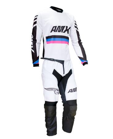 Estimar Humano robot Conjunto Roupa Amx Cross One Branco Calça Camisa Trilha Motocross -  Conjuntos e Macacão para Moto - Magazine Luiza