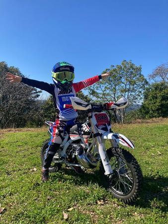Kit Equipamento Infantil Completo Motocross Protork Amx