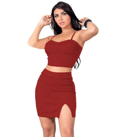 Saia e cropped store tumblr