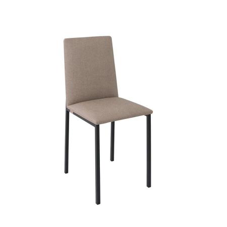 Imagem de Conjunto Sala de Jantar Mesa 140x80cm Tampo Vidro com 6 Cadeiras Dubai Ciplafe