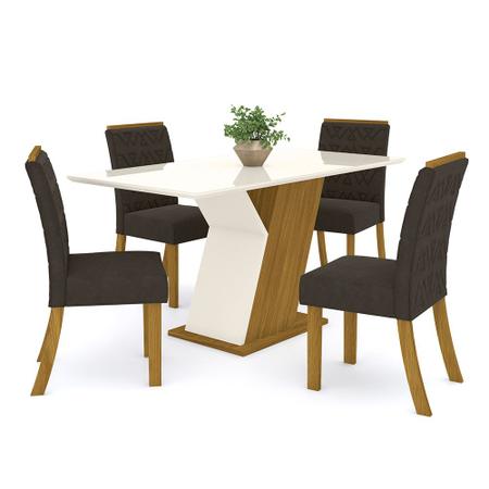 Sala de Jantar-Jogo de Mesa com 6 cadeiras-Copa-Móveis em Oferta (Novo) -  Móveis - Conjunto Habitacional Karina, Maringá 1243140648