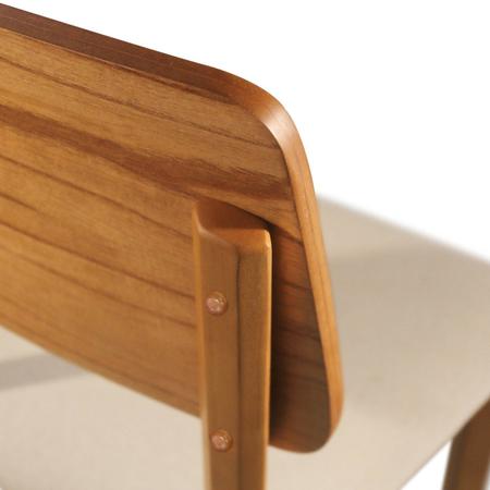 Imagem de Conjunto Sala de Jantar Mesa 160cm Tampo Madeira/Vidro Rubi Slim com 6 Cadeiras Rubi Tradição Móveis