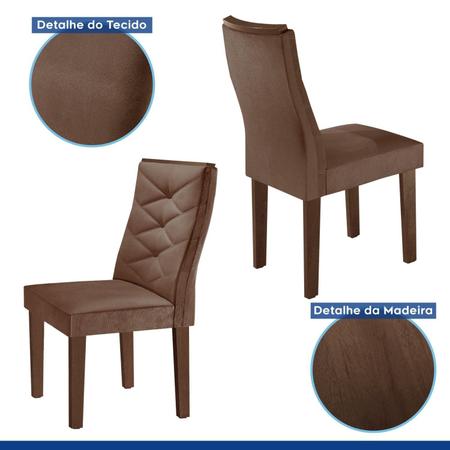 Imagem de Conjunto Sala de Jantar Mesa Tampo Redondo Plus Vidro 100cm com 4 Cadeiras Barcelona Yescasa