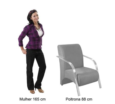 Imagem de Conjunto Sevilha Kit Decorativo Poltronas Braço Alumínio