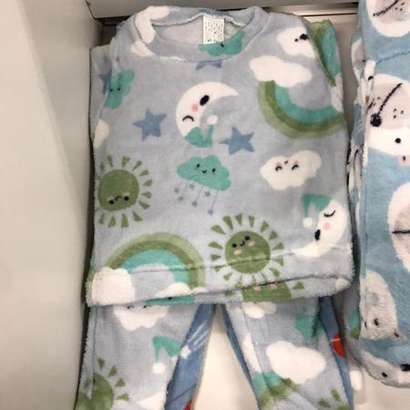 Imagem de Conjunto Soft Fleece Premium Infantil Bebê Estampa Sortida Enxoval Inverno Pijama
