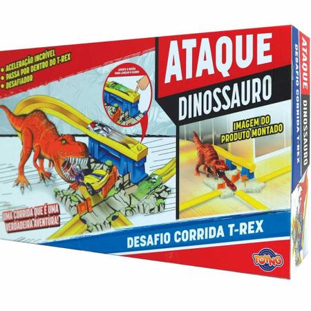 Conjunto Super Pista - Corrida Animal - Desafio T-Rex - Ataque