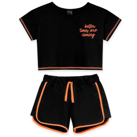 Conjunto Teen Blusa e Short 51953 Amora Imagem de Conjunto Teen Blusa e Short 51953 Amora