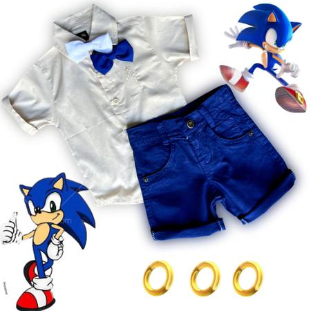 Roupa Do Sonic Infantil