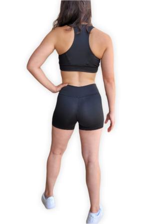 Imagem de Conjunto Top e Short Legging Suplex Fitness