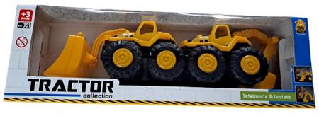 Imagem de Conjunto - Tractor Collection - Trator e Escavadeira Articulados - 301 BSTOYS - Bs Toys