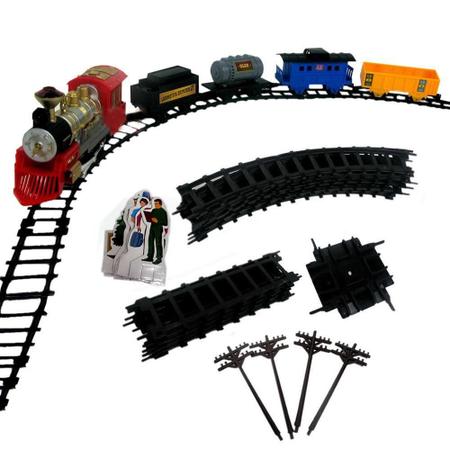 Imagem de Conjunto Trem e Trilho de Percurso - Locomotiva Expresso 2 - Braskit