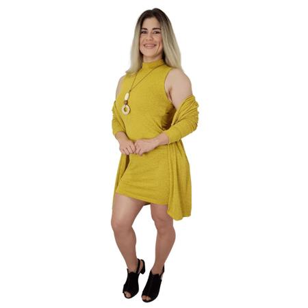 Kimono com cheap vestido tubinho