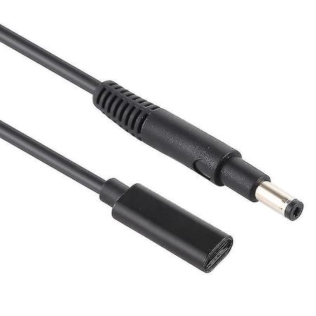 Imagem de Conjuntos de acessórios de computador usb-c tipo-c para cabo de carregador de adaptador de alimentação de 4,8x1,7 mm