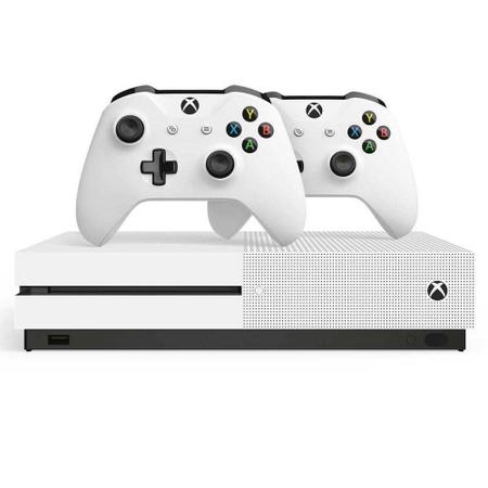 Microsoft Xbox One S 1TB Branca Usada c/ 2 comandos (inclui 3