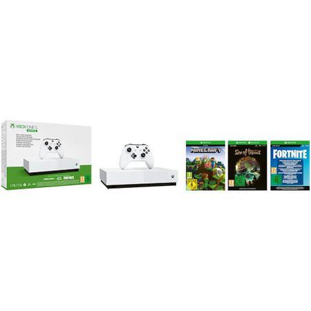 Console Microsoft Xbox One S 1TB All Digital Edition, Minecraft, Fornite,  Sea of Thieves - Fujioka