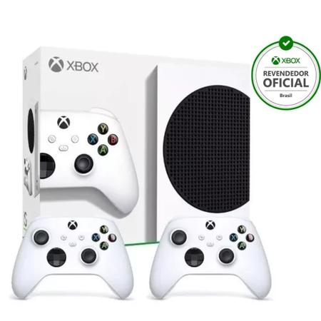 Xbox Series S 2020 512GB 1 Controle Branco - Microsoft com 3 Jogos -  Console Xbox Series S - Magazine Luiza