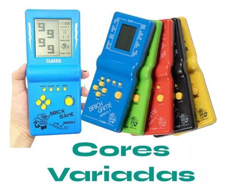 Console Mini Game Antigo Retro Tetris 9999 Jogos Corrida - Art Brink -  Minigame - Magazine Luiza