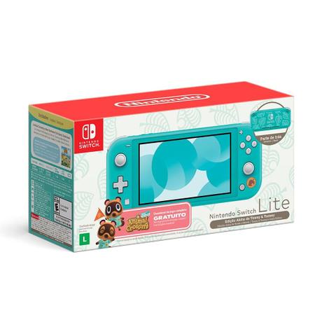 Imagem de Console Nintendo Switch Lite Turquesa Animal Crossing, Edição Limitada - 119922