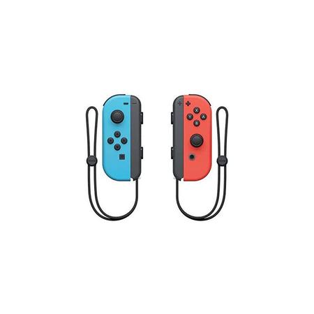 Nintendo Switch with Neon Blue and Neon Red Joy Con