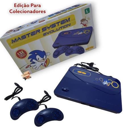 Master System Evolution Azul 132 Jogos na Memória - Tec Toy - L3 Store -  Master System - Magazine Luiza