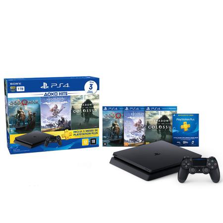 Console Ps4 Slim 1Tb Bundle Hits + 3 Homologação: 97082111116 - Sony -  Playstation - Magazine Luiza