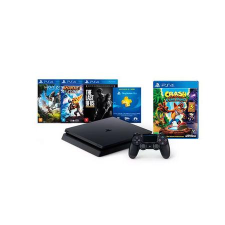 Ps4 Slim 500gb Usado + 2 Jogos Físicos Garantia E Nf