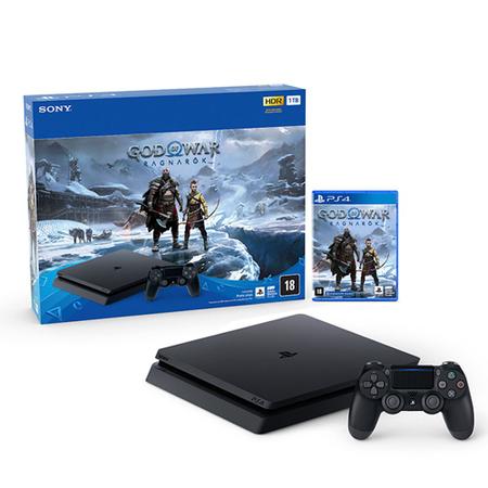 PlayStation 4 1TB 1 Controle Preto Sony - com God of War Ragnarok - Console  PS4 - Magazine Luiza