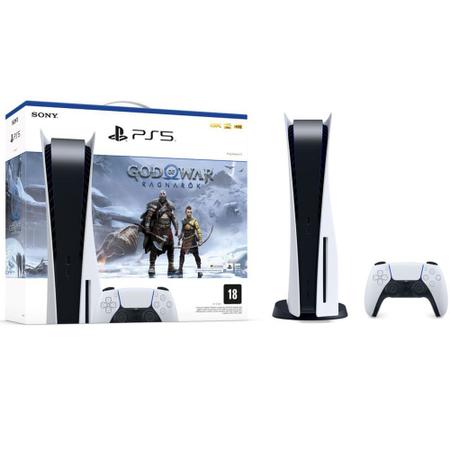 Console PlayStation 5, Versão com Mídia + Jogo God of War: Ragnarok - PS5 -  Turok Games - Só aqui tem gamers de verdade!