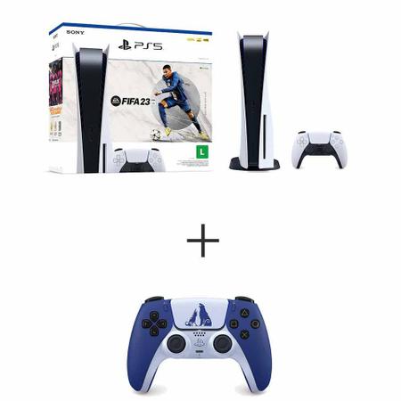 Console Sony PS5 (Playstation 5) Físico 825GB com Disco + Jogo FC 2024 +  Controle sem Fio Sony