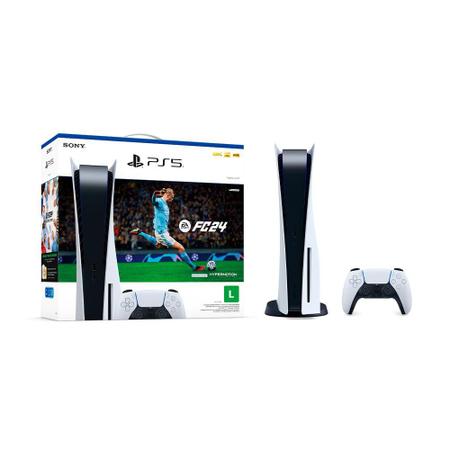 Console Playstation 5 Disco -2 Controles Ps5 + Ea Sports Fc 24 1 Ano  Garantia Sony Brasil - Playstation - Magazine Luiza